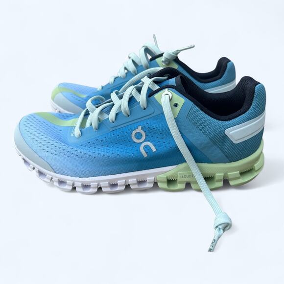 NEW On Cloudflow 3.0 Running Athletic Sneakers Women's 5.5 M Niagara Meadow - Picture 1 of 9